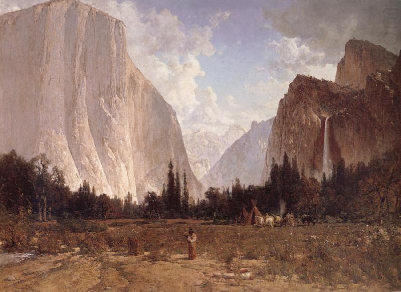 Thomas Hill Bridal Vell Falls,Yosemite china oil painting image
